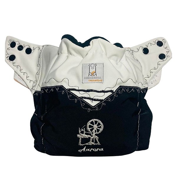 Fralda de Pano Ecológica AURORINHA SUSTENTÁVEL Pocket Lycra AURORA CAMPONESA Tamanho Único 4kg/18kg
