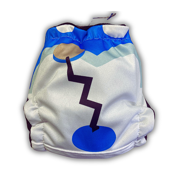 Fralda Ecológica AURORINHA Lycra Inspiração POKEMON AZUMARILL Tamanho Único 4kg/18kg