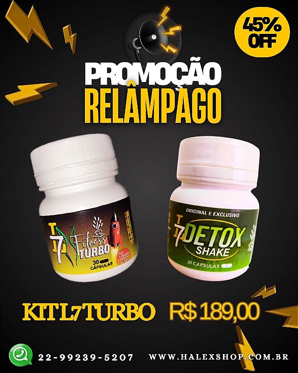 1 Kit L7 TURBO 500mg + Detox