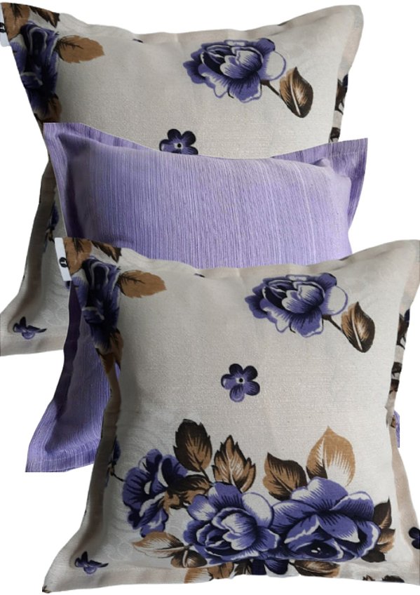 Kit Trio de Almofadas Decorativas Floral R12