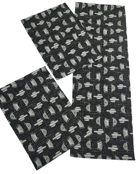 Kit Tapetes Cozinha 3 Peças Antiderrapante FV75