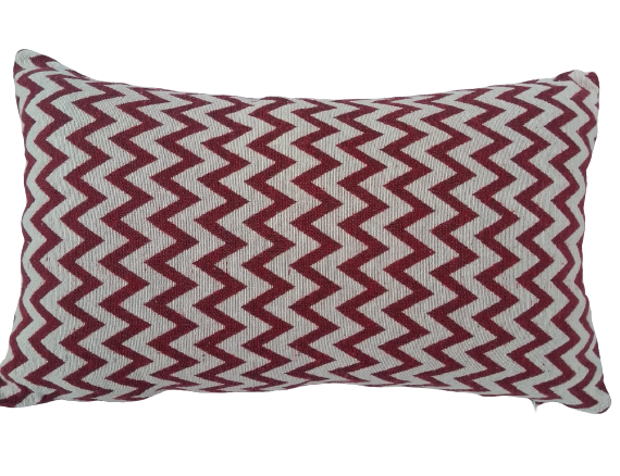 Capa Para Almofada  Jacquard 30x50 Tecido Zig Zag