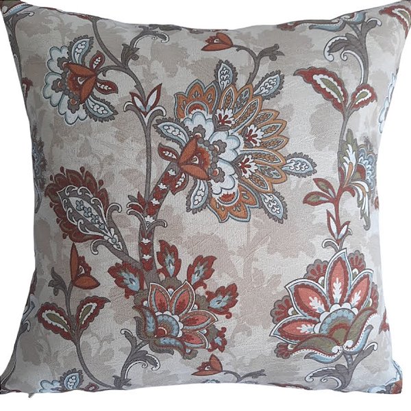 Capa Decorativa p/ Almofada 45x45cm Flor de Lotus