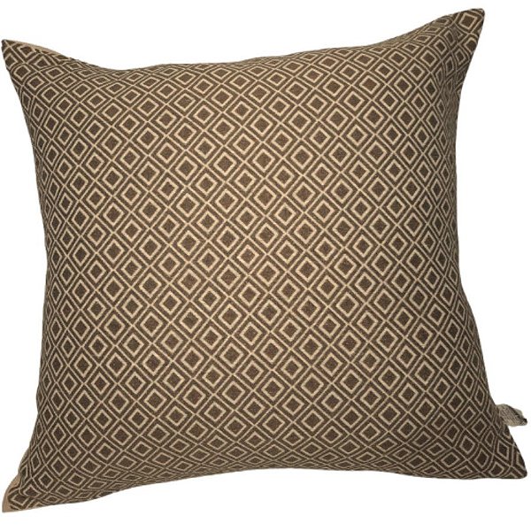 Capa Decorativa p/ Almofada Jacquard 60x60cm Geométrico Bege