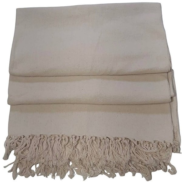 Manta Decorativa Tear tam. King Cru Lisa