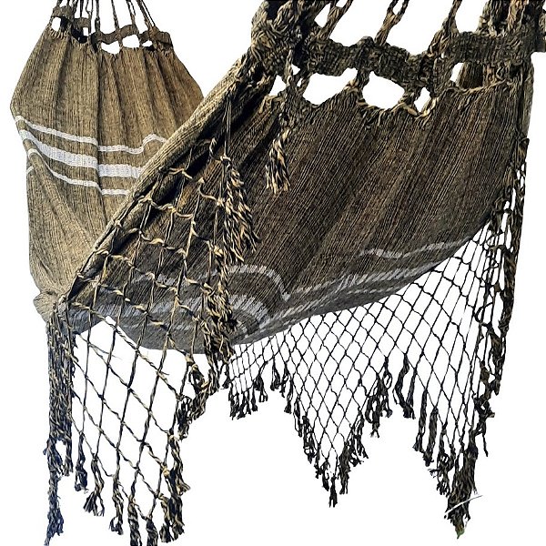 Rede  De Descanso  Casal Tam. 1,50x3,50  nas cores Mescla Amarela/Preta