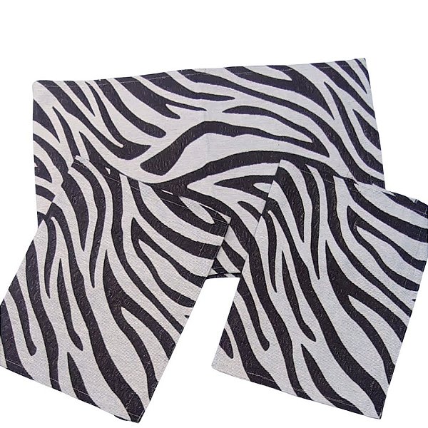 Kit Tapete 3 Peças Antiderrapante p/ Cozinha Ondas Marrom