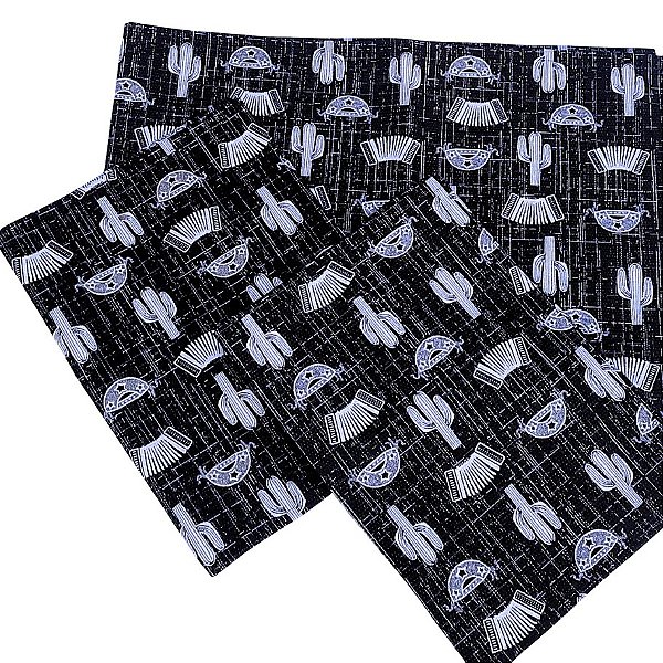 Kit Tapete 3 Peças Antiderrapante p/ Cozinha Preto/Branco/Cinza