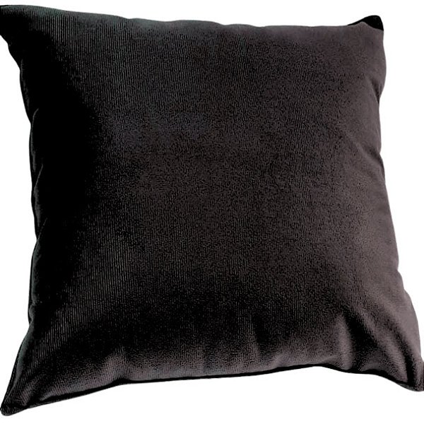 Capa Suede Decorativa p/ Almofada 43x43cm Line Preto