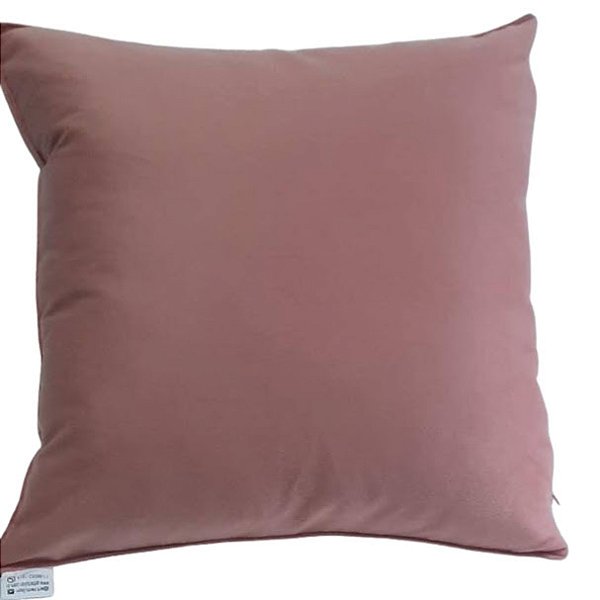 Capa Suede Decorativa p/ Almofada 43x43cm Line Rosê
