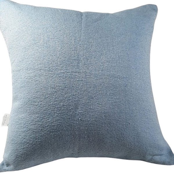 Capa Decorativa Jacquard  43x43 Tecido Natura Azul Baby