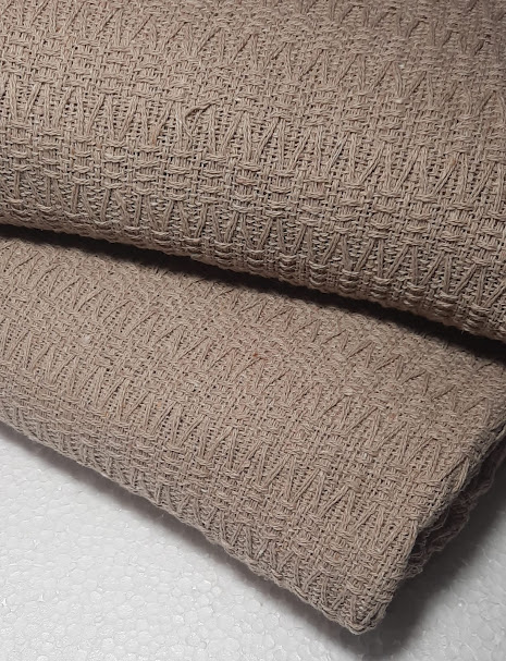 Xale decorativo para Sofá, Favo Luxo cor Creme