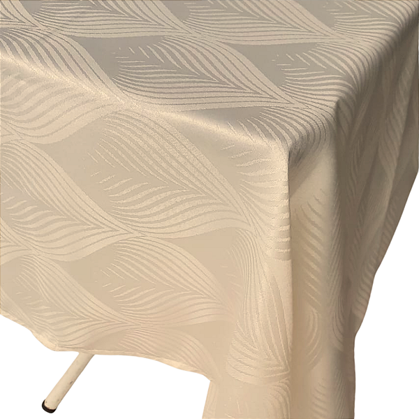 Toalhas de Mesa Jacquard Bordado  Retangular 1,40x2,20 - Brisa de Inverno