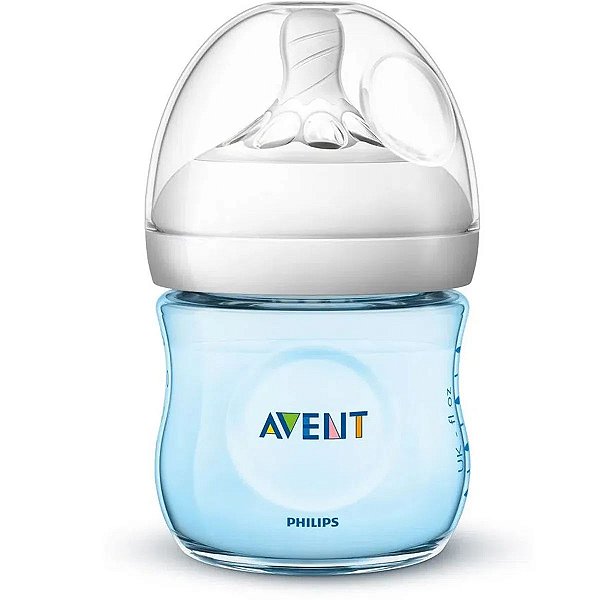 Mamadeira Bebê Anticolica Bico Ultra Suave Flexivel 0m+ Tam 1 Pétala Philips Avent Azul