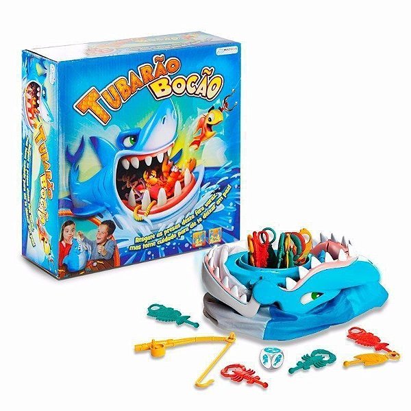 Jogo Brinquedo Criança Tubarão Bocão Resgate As Presas Br753