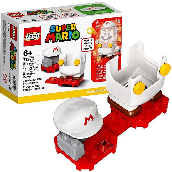 LEGO Super Mario - Pacote Powe Up Mario de Fogo 11 peças Para +6 Anos 71370