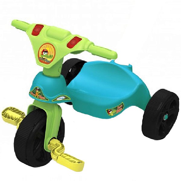 Triciclo Infantil Criança 12 Meses a 23 Kg Sem Empurrador Croco Racer Xalingo