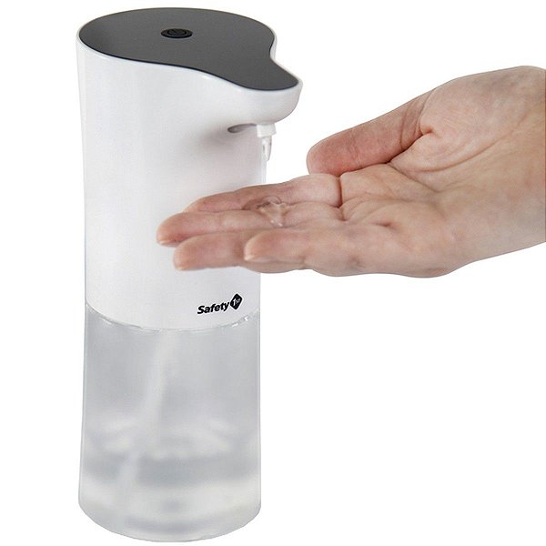 Dispenser Automático de Álcool Gel com Sensor 300ml Proteção Contra Vírus - Safety