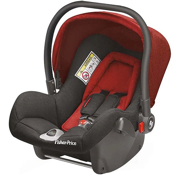 Bebê Conforto para Auto Cadeirinha Heritage Fix De 0 a 13kg Vermelha Fisher-Price