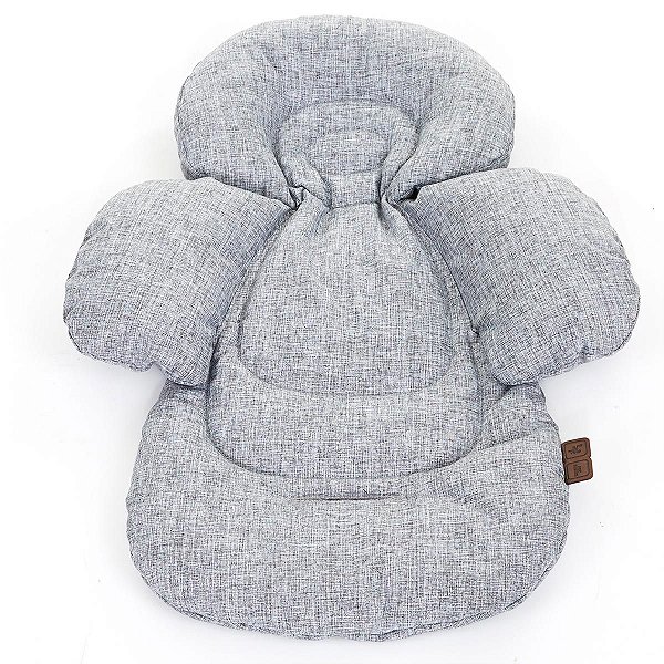 Acolchoado Protetor Bebê Infantil Confort Liner Graphite Grey - Abc Design