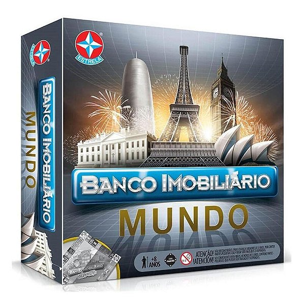 Jogo Banco Imobiliário Mundo - Estrela