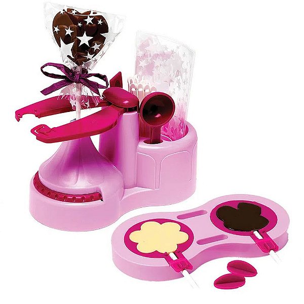 Brinquedo Infantil Fábrica de Pirulito de Chocolate - Faz De Verdade Estrela +5 Anos