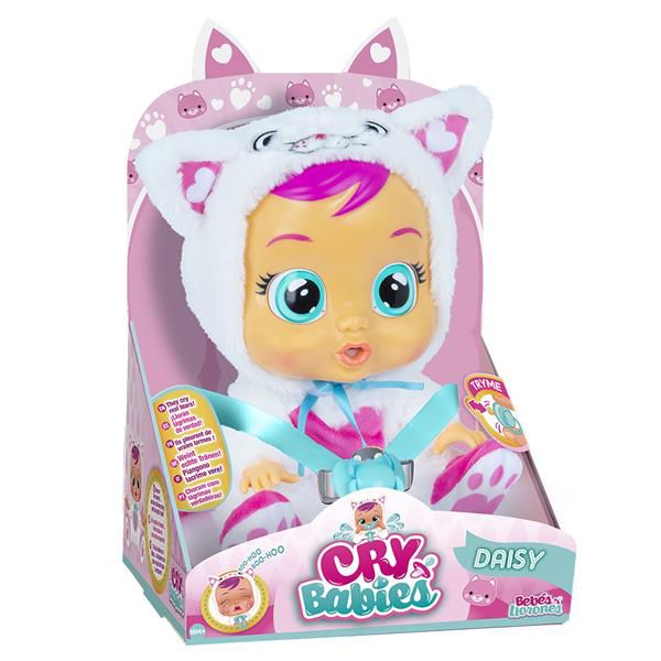 Boneca Cry Babies Daisy Que Chora de Verdade Para Bebe - Multikids