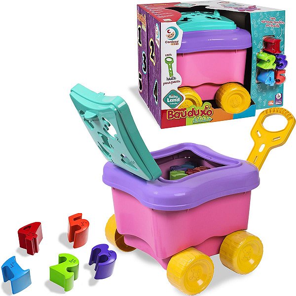 Brinquedo Infantil Educativo Divertido Bauduxo Didático Com Braile Menina Cardoso Toys
