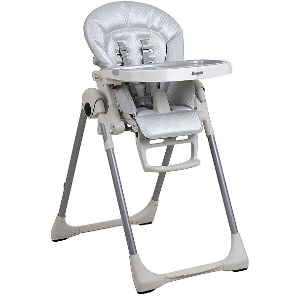 Cadeira de Refeição Infantil Granito Reclinável Ajuste Altura De 0 a 36 Meses Prima Pappa Zero 3 Burigotto
