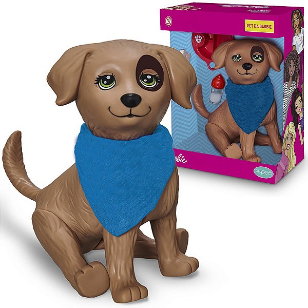Boneco Pet da Barbie Rookie Care Cachorro Brinquedo com 4 Acessórios +3 anos Pupee
