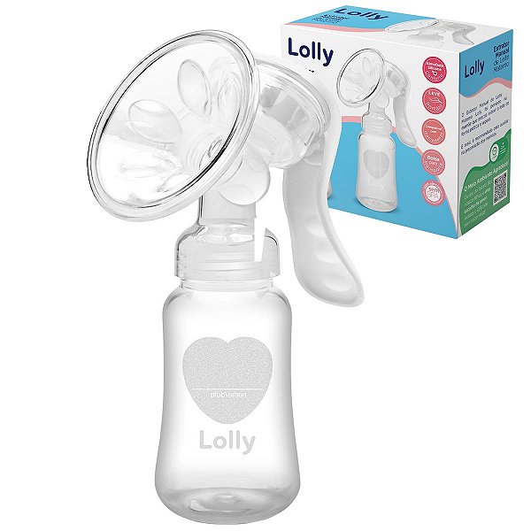 Extrator Manual Leite Materno com Pote Extra 150ml - Lolly