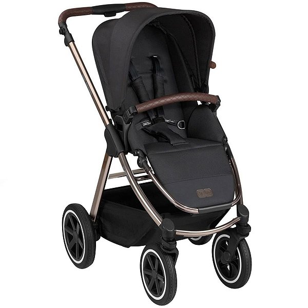 Carrinho Bebê Compacto Reversível Reclinável Até 15kg 3 em 1 Travel System  Samba Mineral ABC Design - Baby&Kids