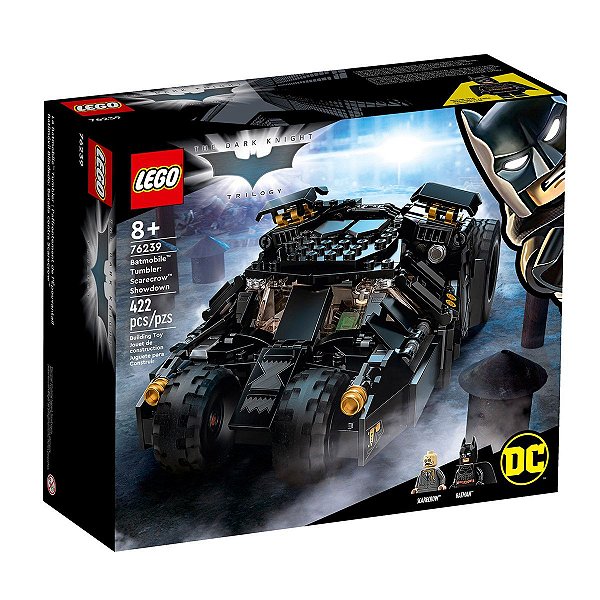 Blocos de Montar LEGO Batman Batmóvel Tumbler Confronto Do Espantalho Infantil Criança C/ Disparos
