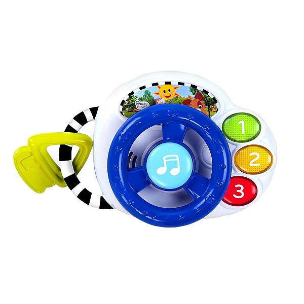 Brinquedo Interativo Educativo Volante Musical Driving Tunes Buzina Luz Sons 3 Idiomas Baby Einstein