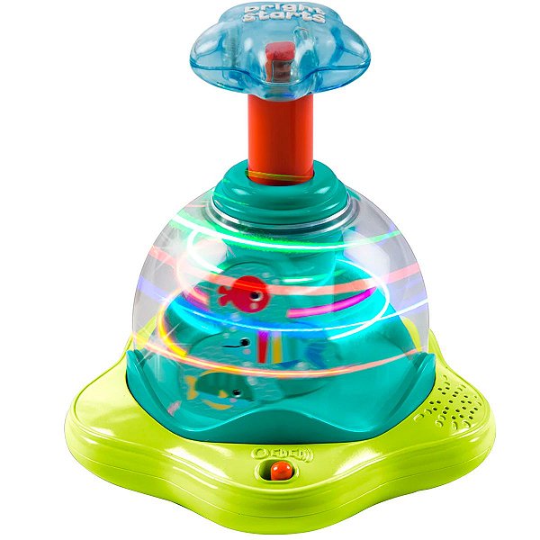 Brinquedo Interativo Infantil Pressione Gire e Brilhe Musical Com Luzes +6 Meses Bright Starts