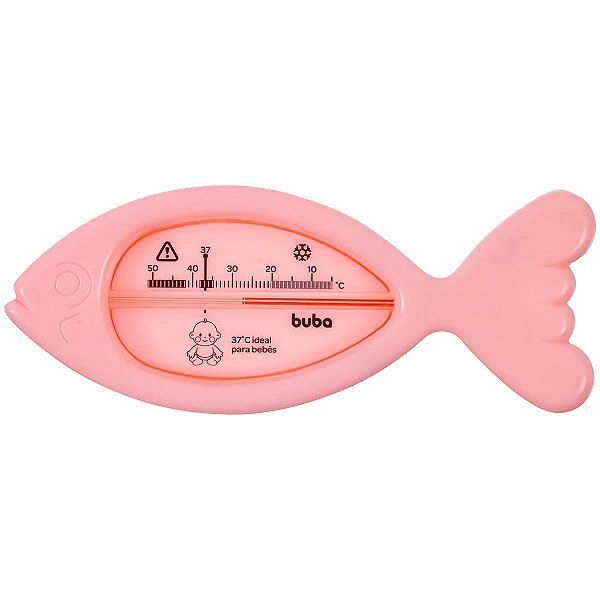 Termômetro Para o Banho do Bebê Peixinho Rosa Buba