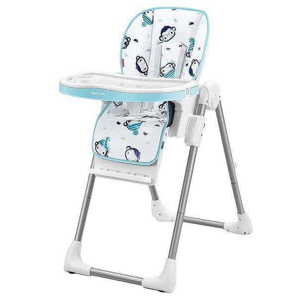 Cadeira Alimentação Refeição Infantil Bebê Até 15kg Ajustavel Reclinavel  Multi Chair Azul Fisher Price - Baby&Kids