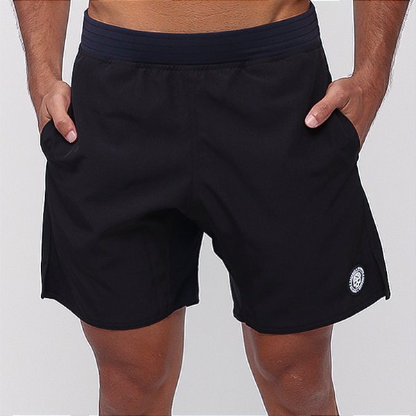 Bermuda Bs Cross Cinturada - Preto