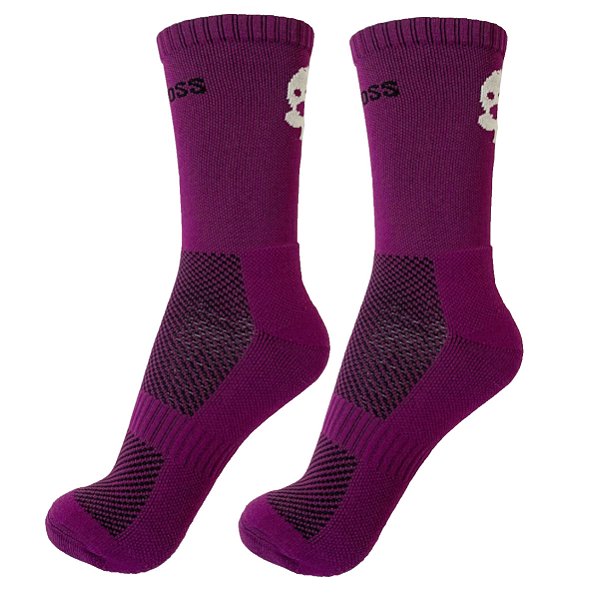 Meia De Compressão Bs Cross - Roxo