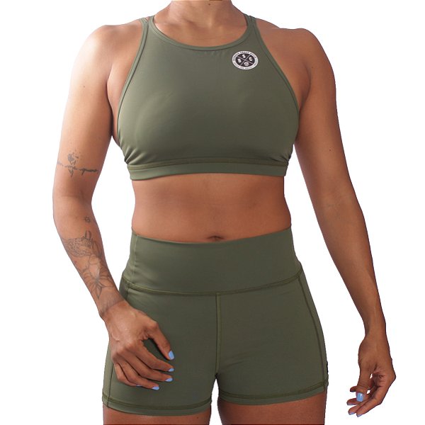 Conjunto Bs Cross - Verde Militar