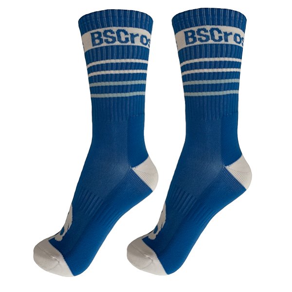 Meia De Compressão Bs Cross - Blue