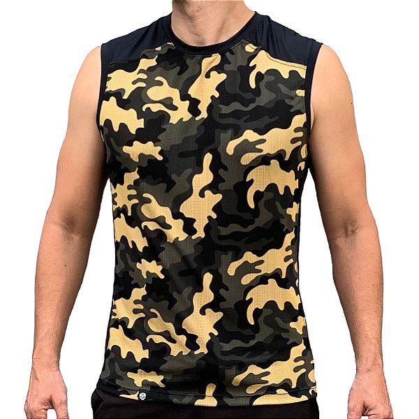 Camiseta Regata Bs Cross - Camo