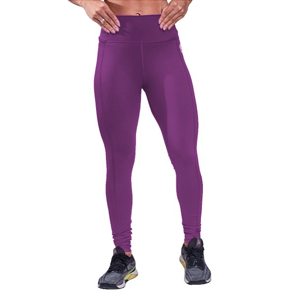 Legging Bs Cross High - Logo Branca