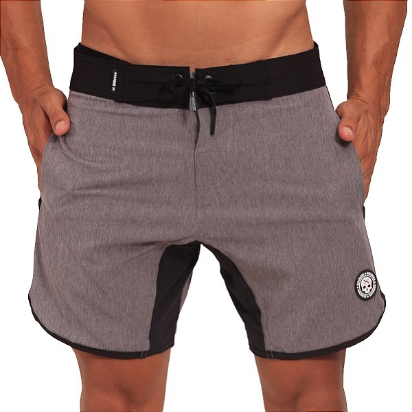 Bermuda Speed Bs Cross - Cinza Mescla