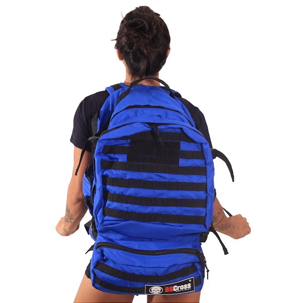 Mochila Army Bs Cross 60 Litros - Azul