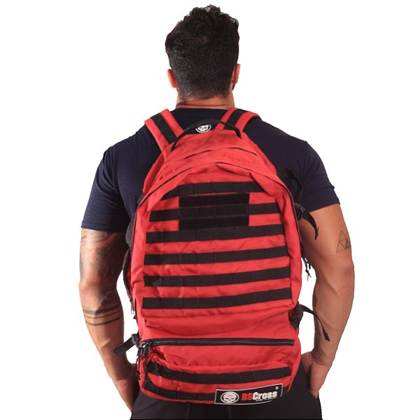Mochila Army Bs Cross 60 Litros - Vermelho