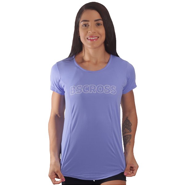Camiseta Bs Cross - Lilás