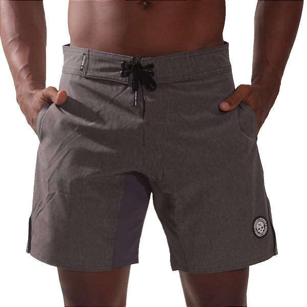 Bermuda All In One Bs Cross - Cinza