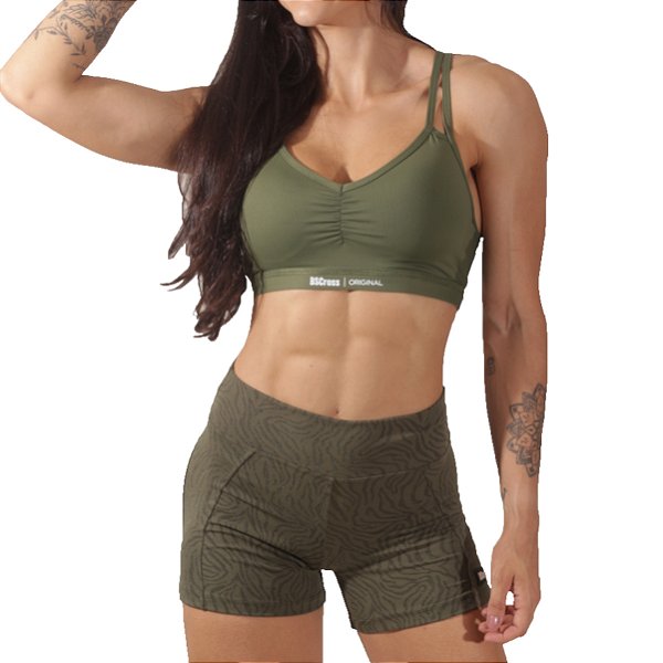 Conjunto Bs Cross - Rajado