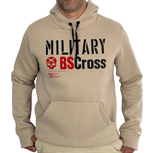 Blusa Moletom Bs Cross - Military